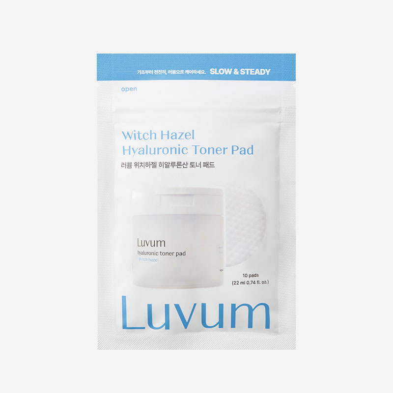 <b>LUVUM </b> Sample Witch Hazel Hyaluronic Toner Pads 10ea