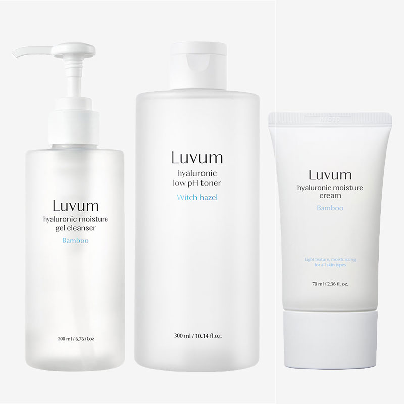 <b>LUVUM </b> Bamboo Hyaluronic Moisture Trio